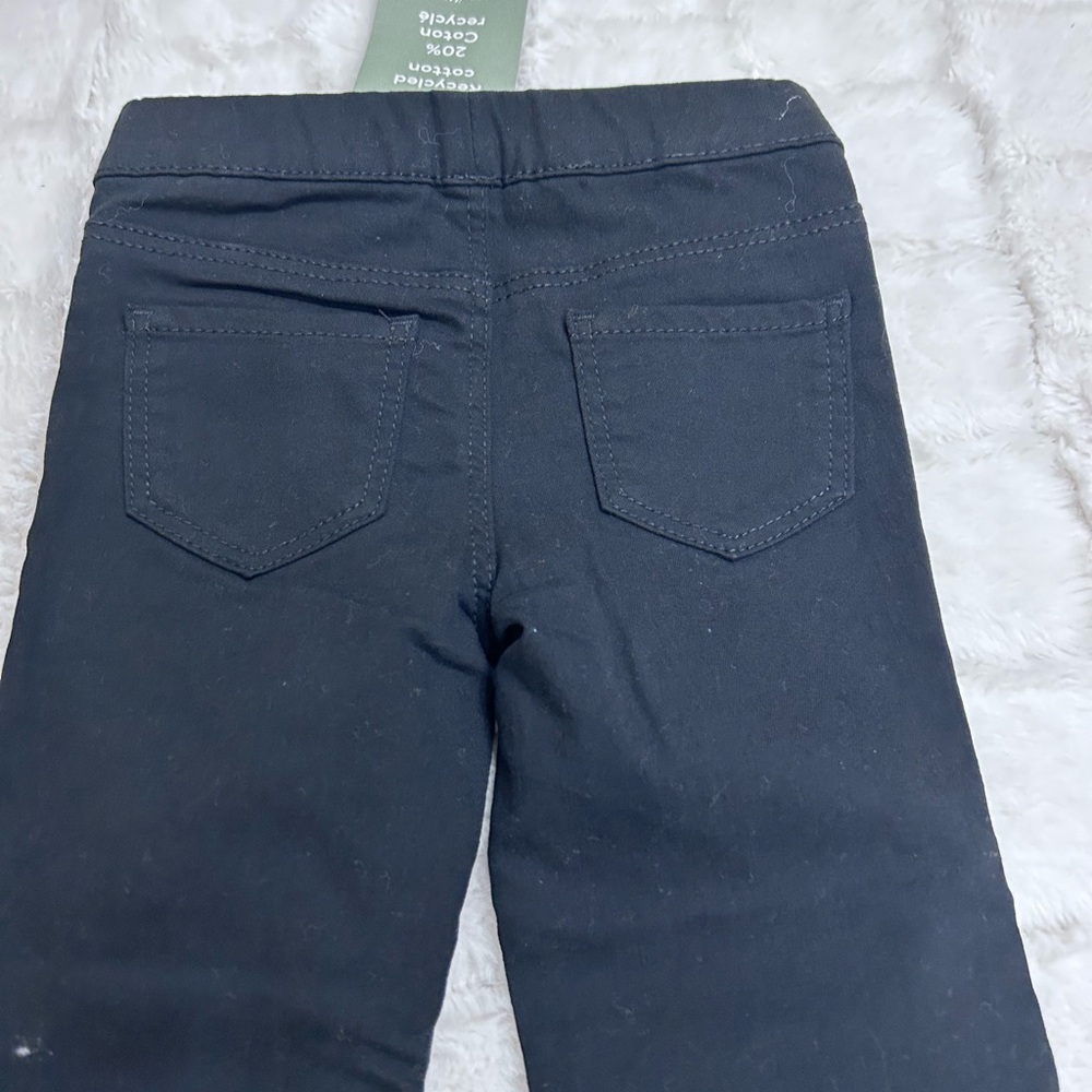 H&M NWT Girl Black Stretch Flare Jeans with Front and back pockets‎ Size 3T - Picture 8 of 8